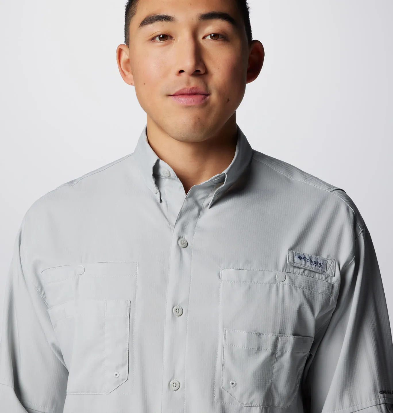 Columbia Men Black Omni-Wick Tamiami II Long Sleeve Shirt