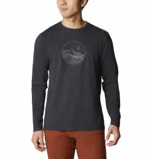 Columbia Men Black Omni-Wick Tech Trail Graphic Tshirt