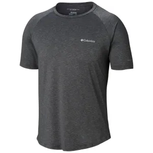 Columbia Men Black Omni-Wick Tech Trail II Crew Tshirt