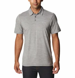 Columbia Men Black Omni-Wick Tech Trail Polo Tshirt
