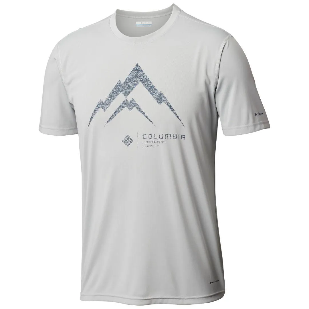 Columbia Men Black Omni-Wick Timber Trek Graphic Tshirt