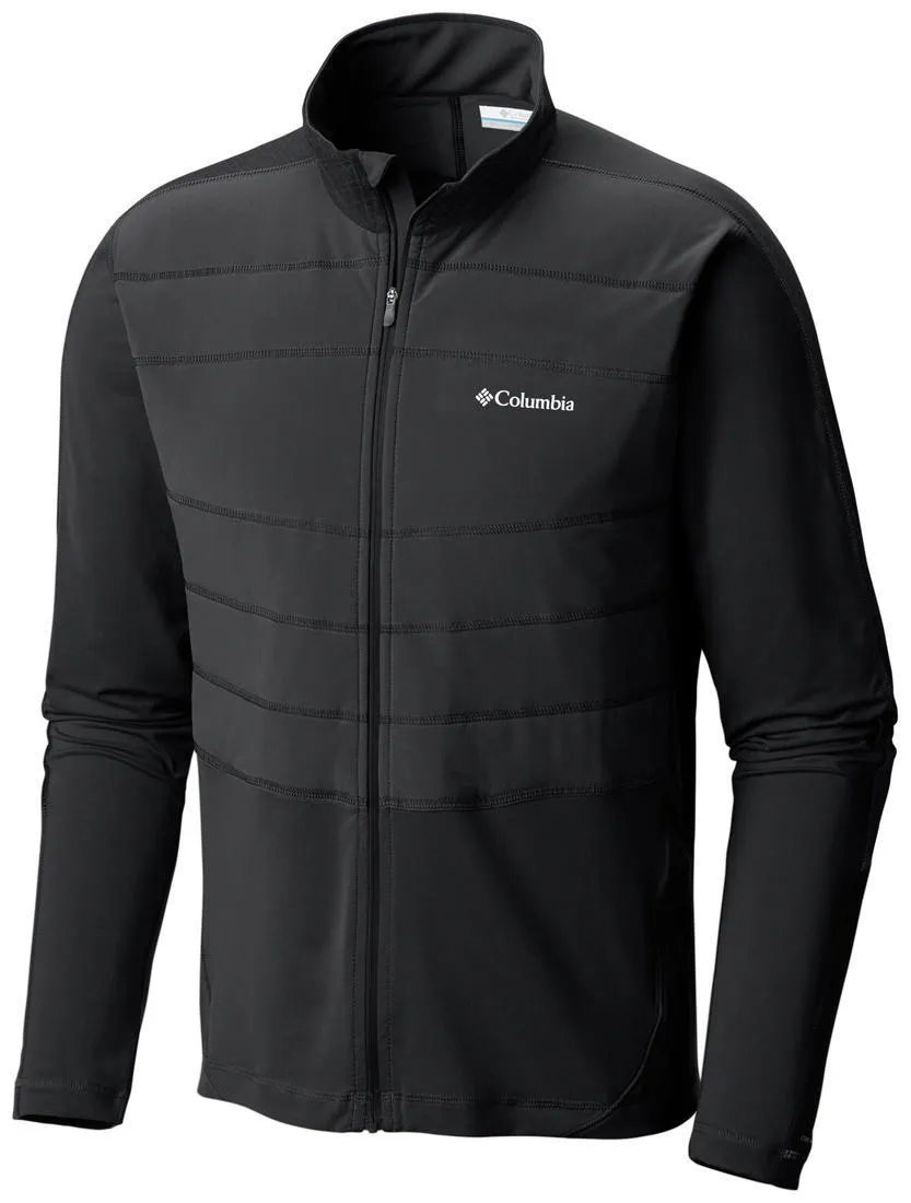 Columbia Men Black Omni-Wick Trail Flash Hybrid Tshirt