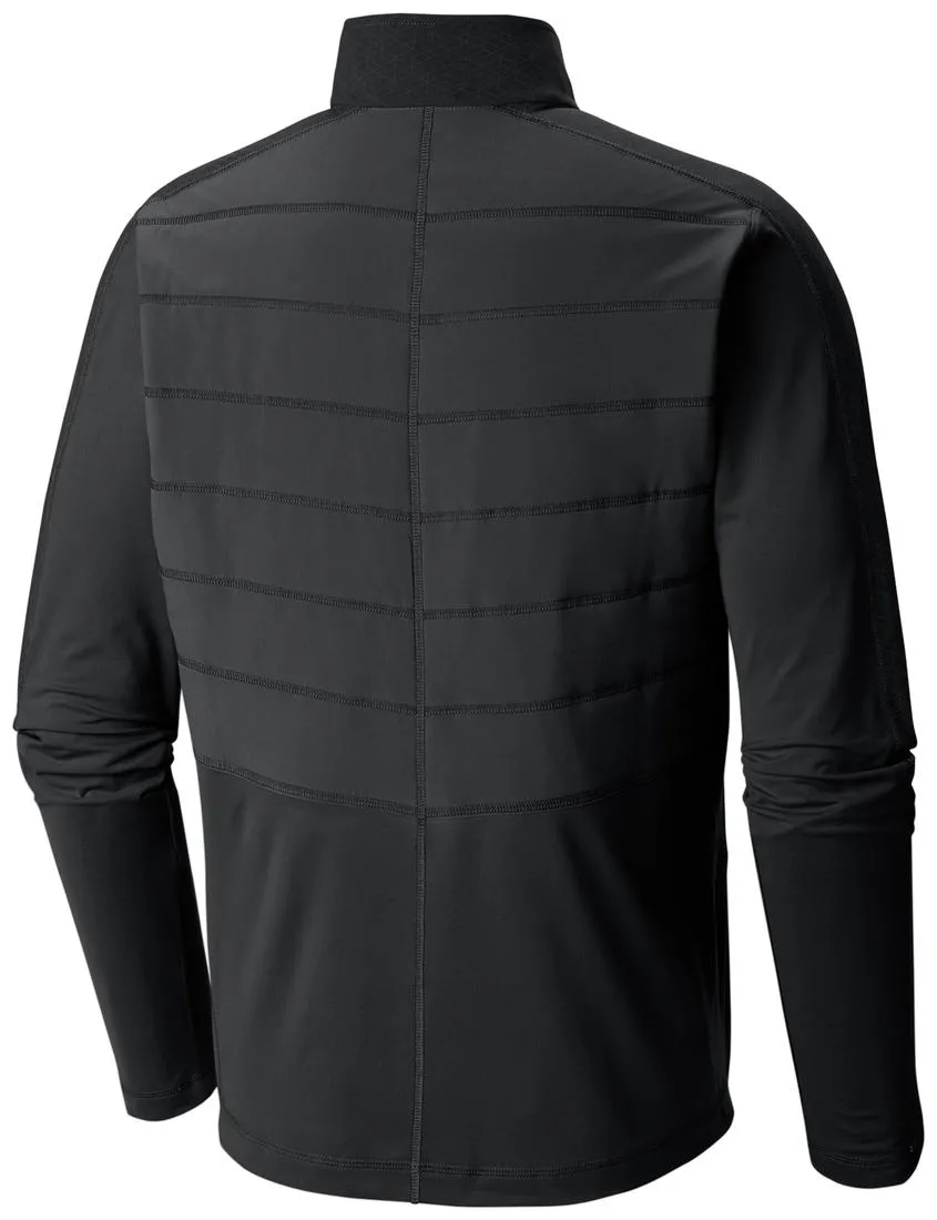 Columbia Men Black Omni-Wick Trail Flash Hybrid Tshirt
