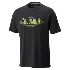 Columbia Men Black Omni-Wick Trail Shaker II Tshirt