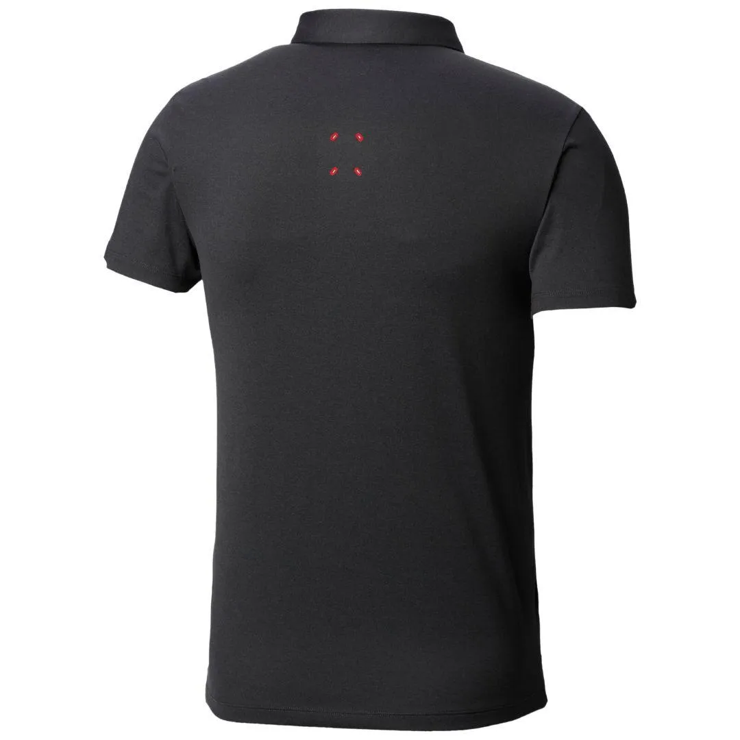 Columbia Men Black Omni-Wick Triple Canyon Tech Polo Tshirt