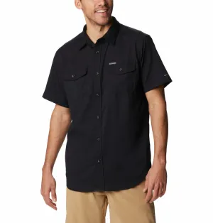 Columbia Men Black Omni-Wick Utilizer II Short Sleeve Shirt