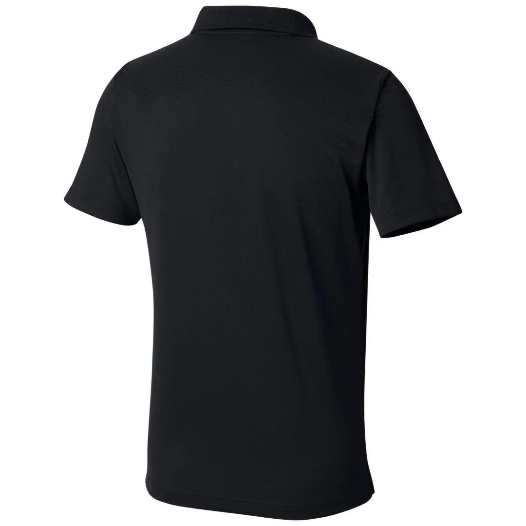 Columbia Men Black Omni-Wick Utilizer Polo Tshirt