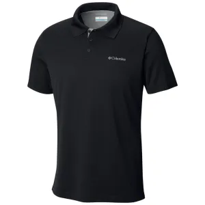 Columbia Men Black Omni-Wick Utilizer Polo Tshirt