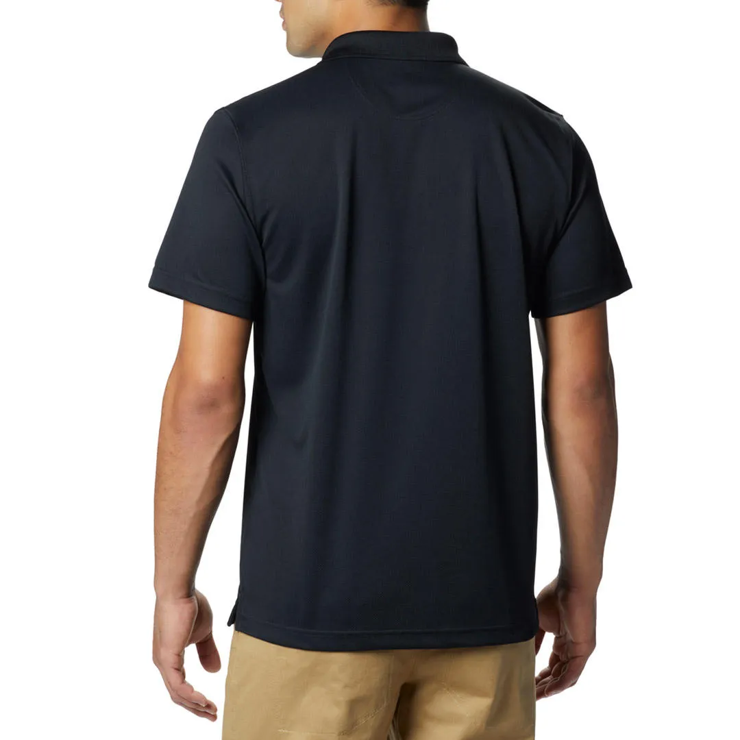 Columbia Men Black Omni-Wick Utilizer Polo Tshirt