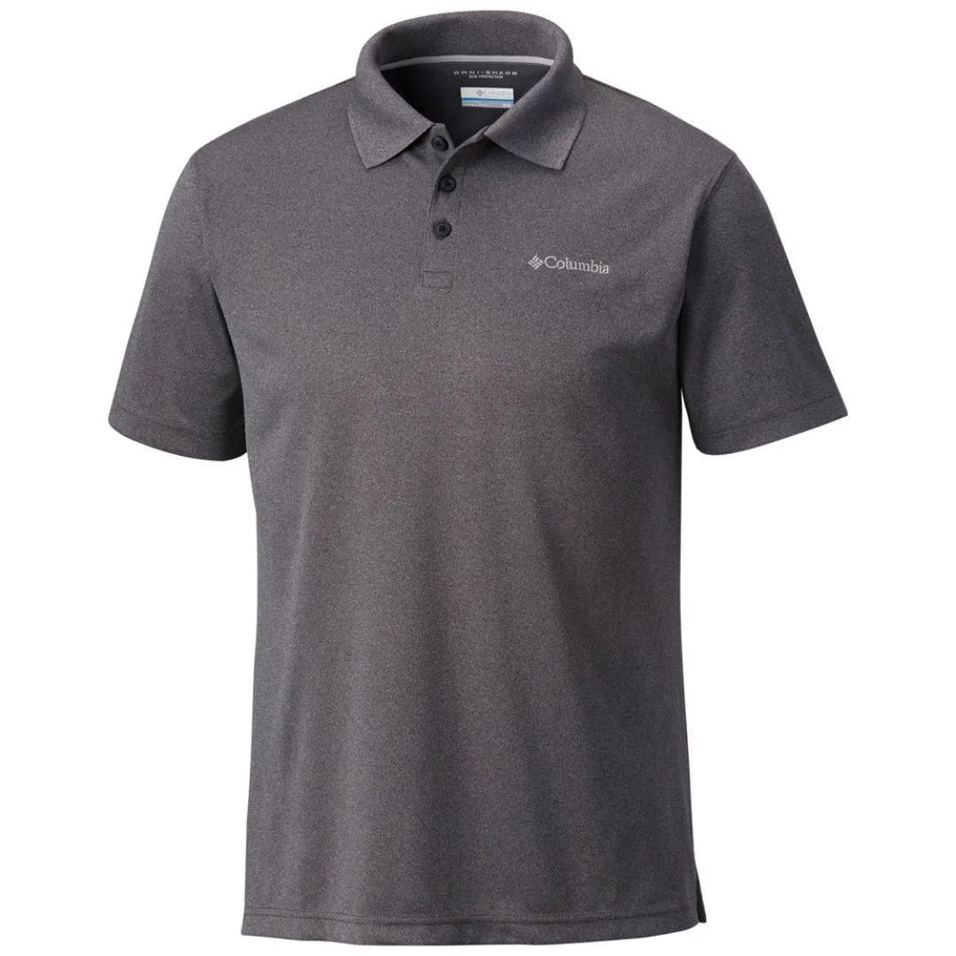 Columbia Men Black Omni-Wick Utilizer Polo Tshirt
