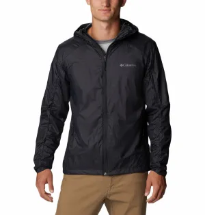 Columbia Men Black Omni-Wind Loop Trail Windbreaker Jacket