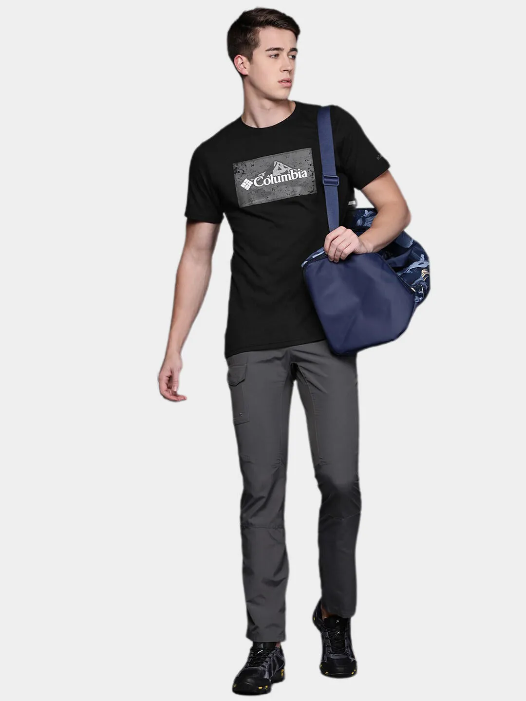 Columbia Men Black Path Lake Graphic II Tshirt