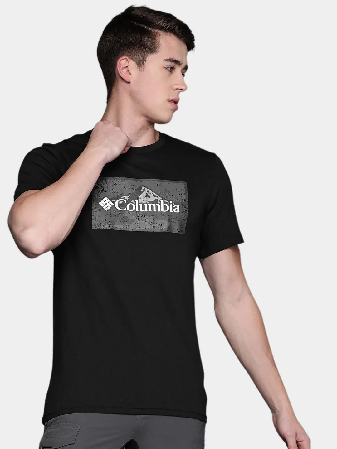 Columbia Men Black Path Lake Graphic II Tshirt