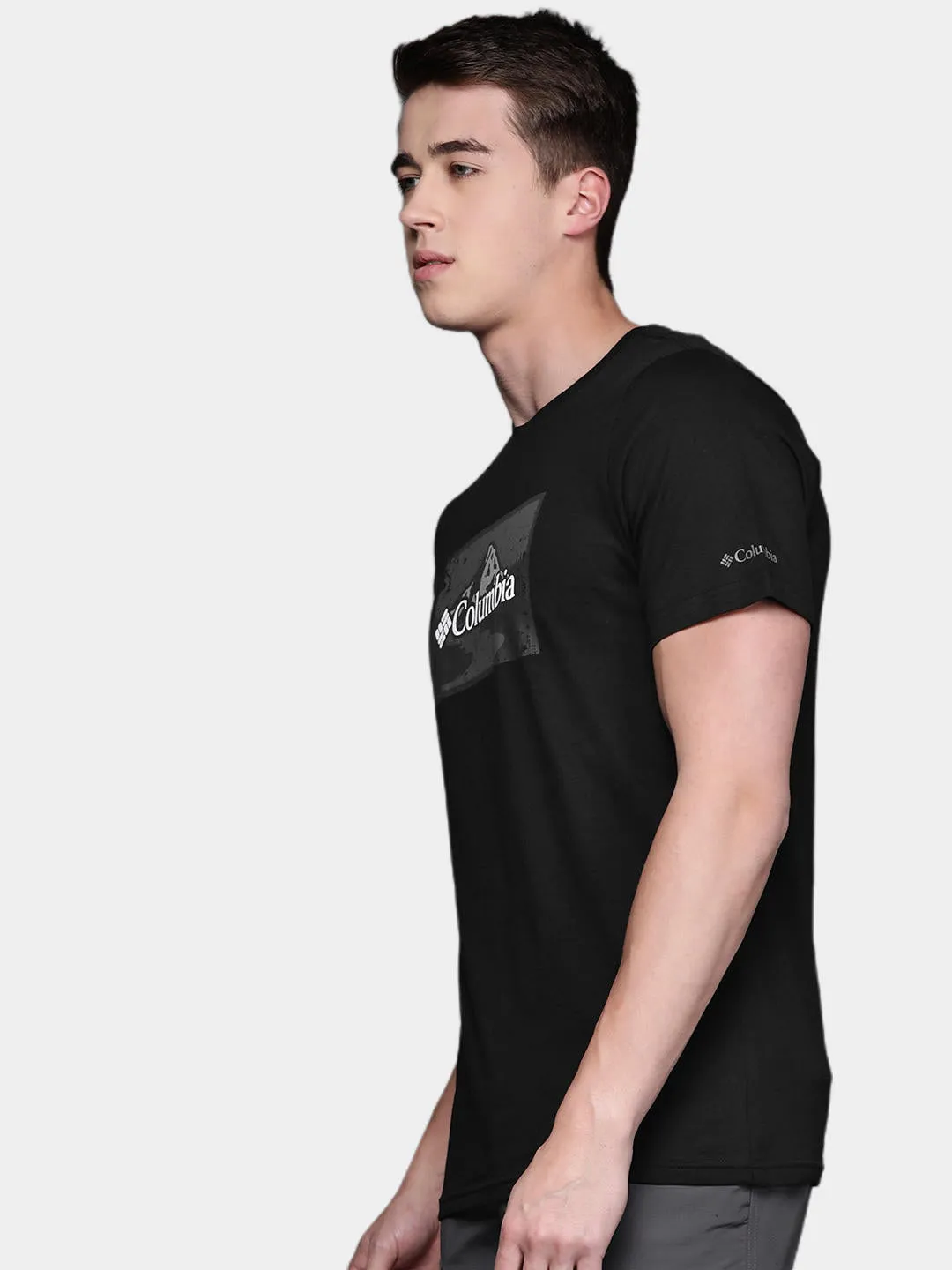 Columbia Men Black Path Lake Graphic II Tshirt
