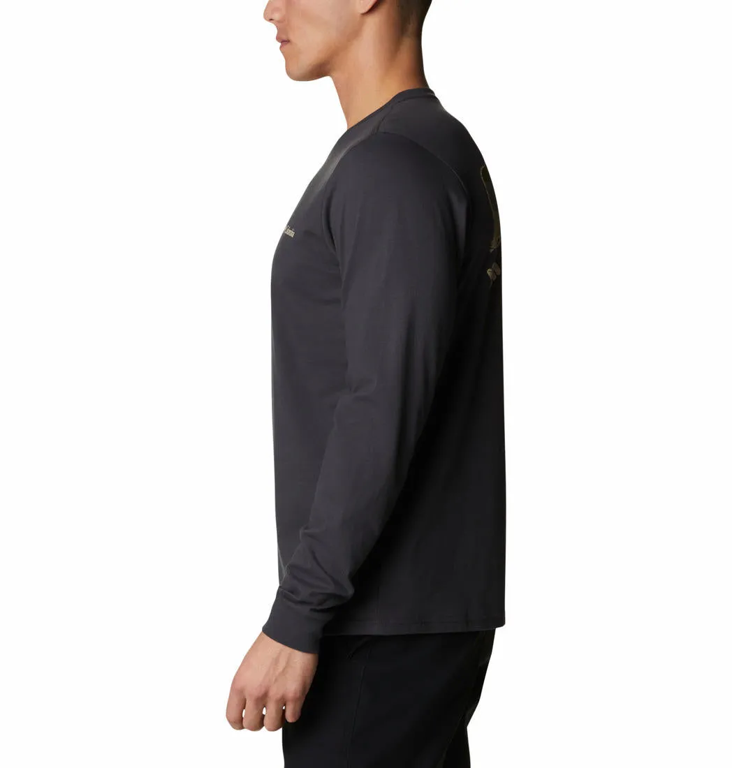 Columbia Men Black Pikewood Graphic Tshirt