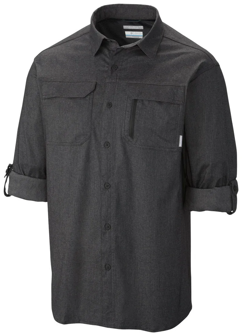 Columbia Men Black Royce Peak II Long Sleeve Shirt