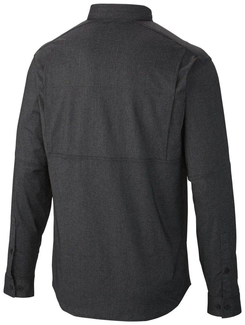 Columbia Men Black Royce Peak II Long Sleeve Shirt