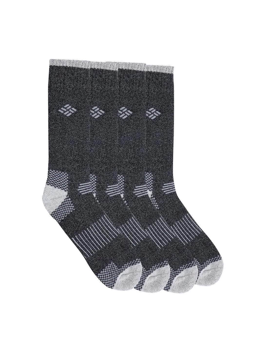 Columbia Men Black SOCKS MN 4P THML CREW FC 108N (4 Pairs) (Non Returnable)
