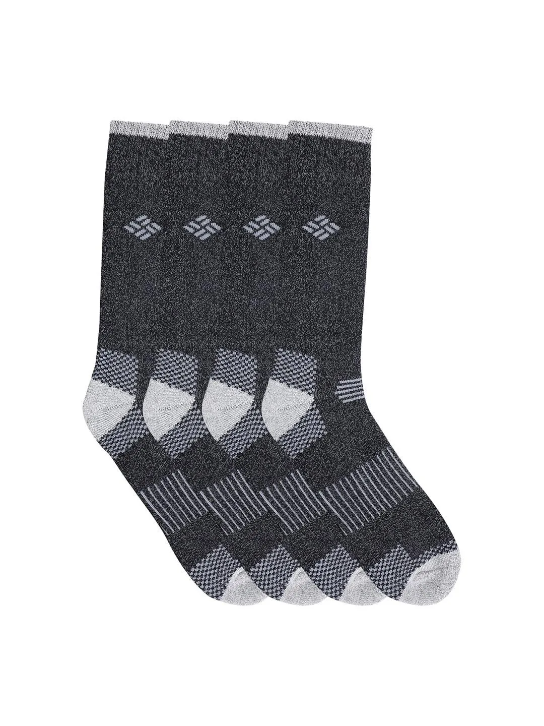 Columbia Men Black SOCKS MN 4P THML CREW FC 108N (4 Pairs) (Non Returnable)