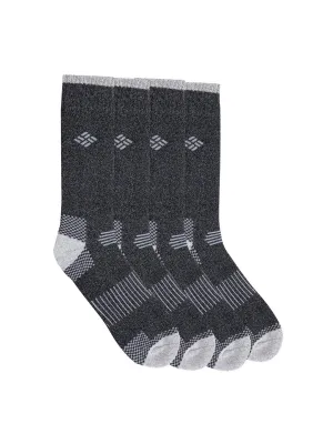 Columbia Men Black SOCKS MN 4P THML CREW FC 108N (4 Pairs) (Non Returnable)