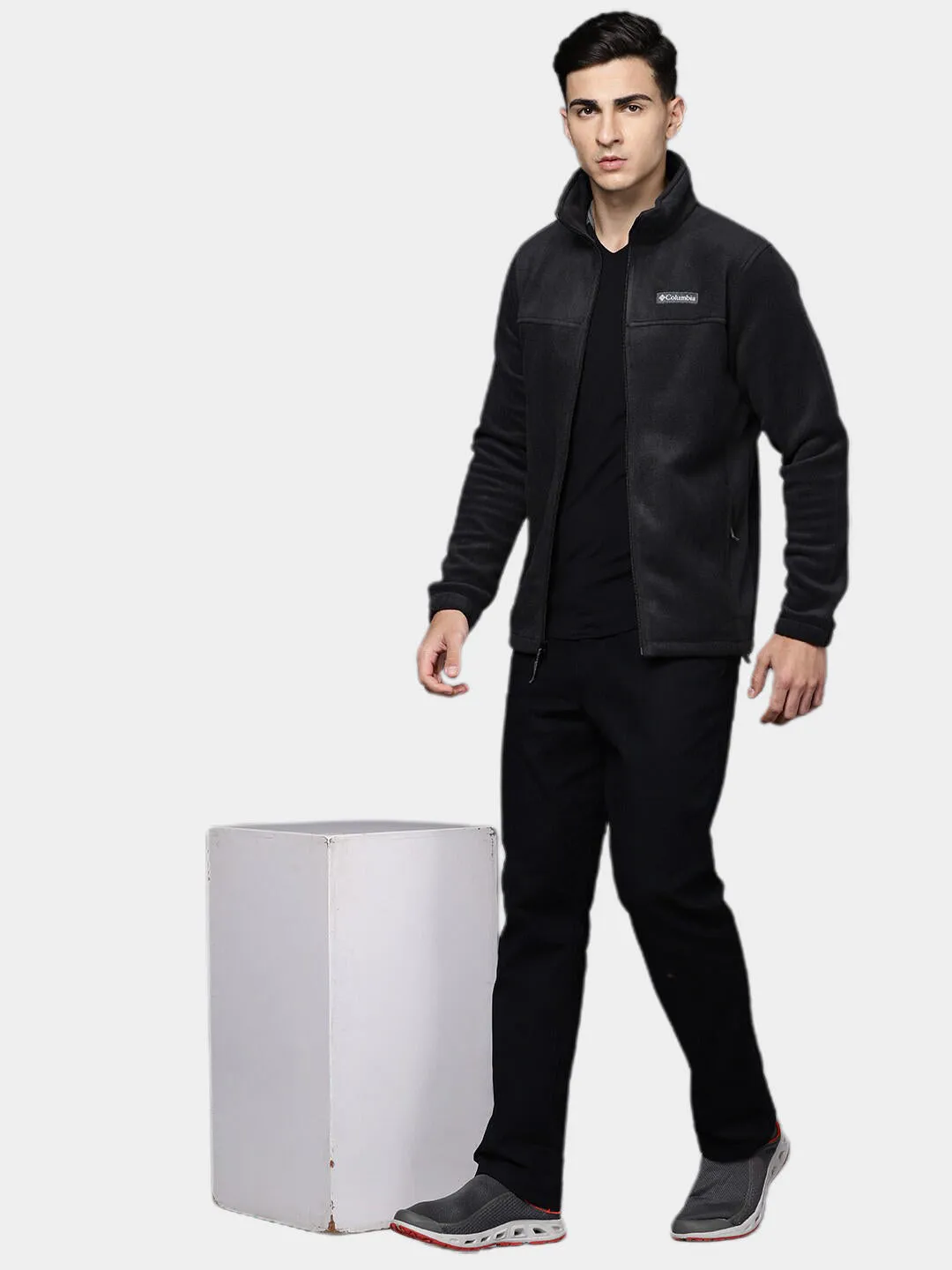 Columbia Men Black Steens Mountain 2.0 Fleece Jacket