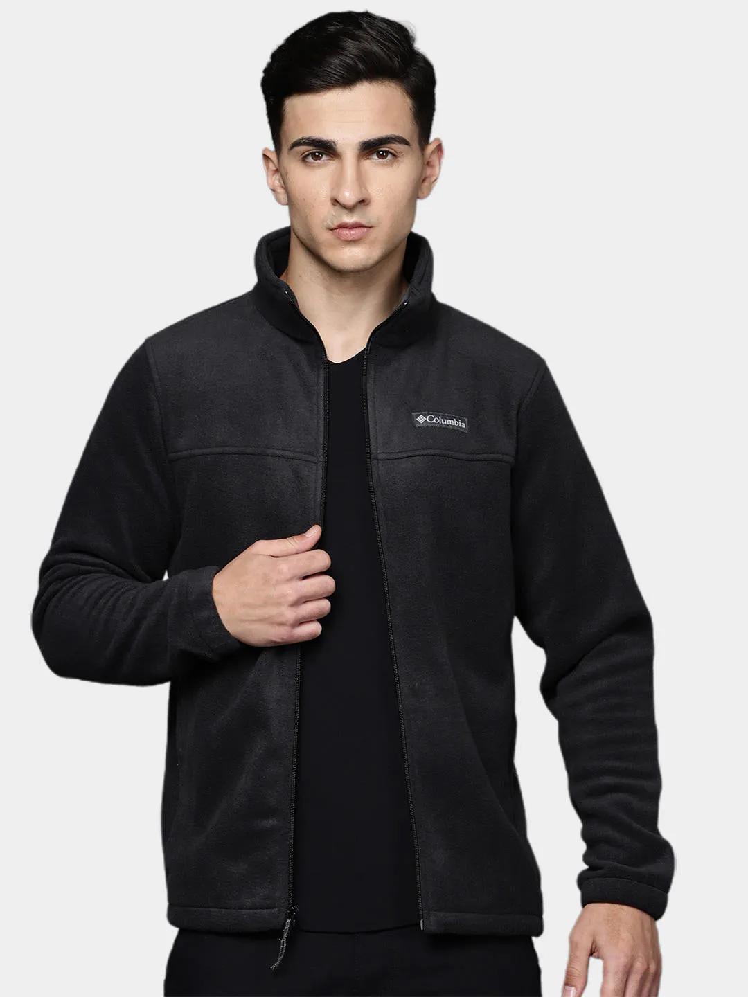 Columbia Men Black Steens Mountain 2.0 Fleece Jacket