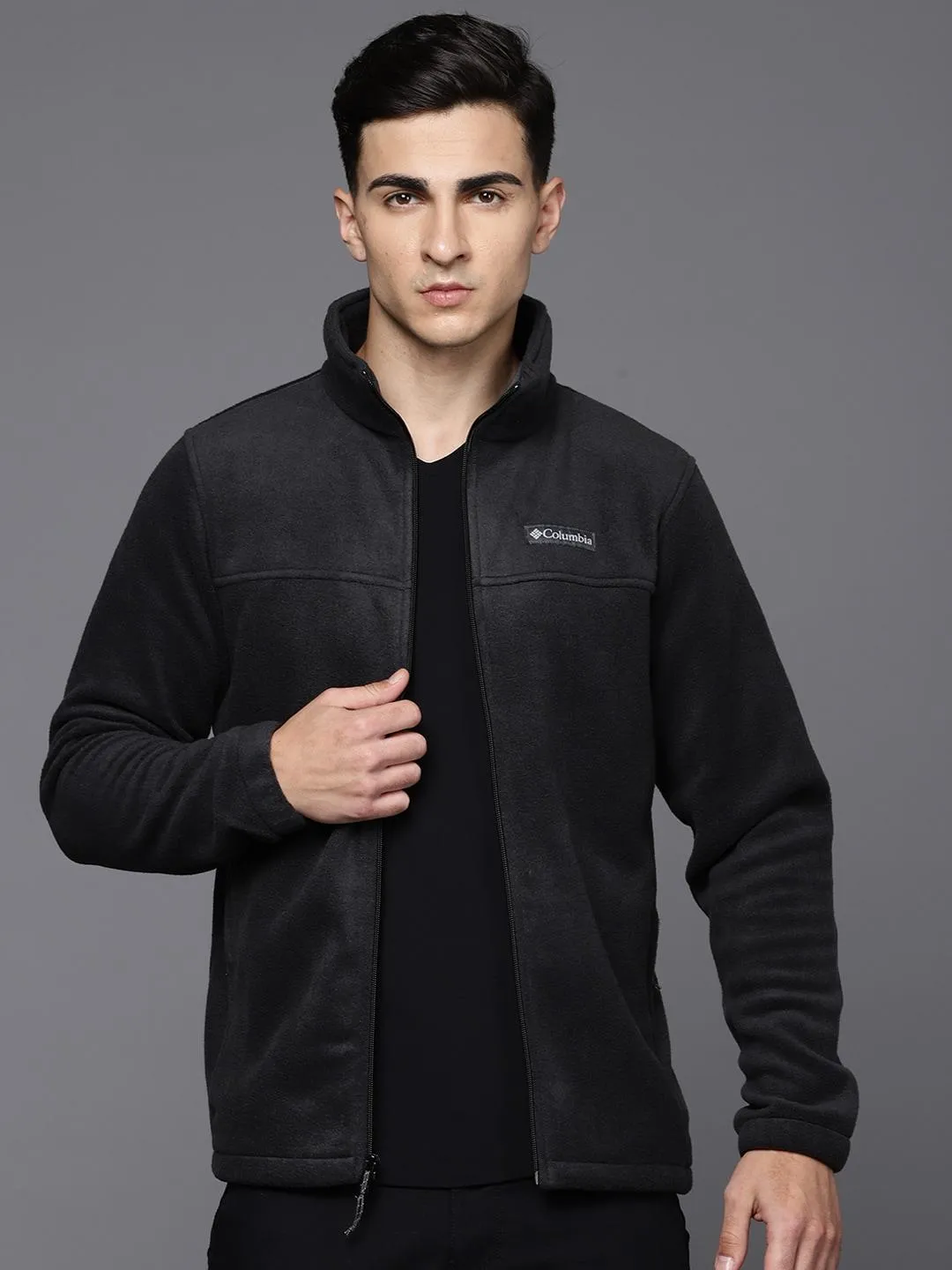 Columbia Men Black Steens Mountain 2.0 Fleece Jacket