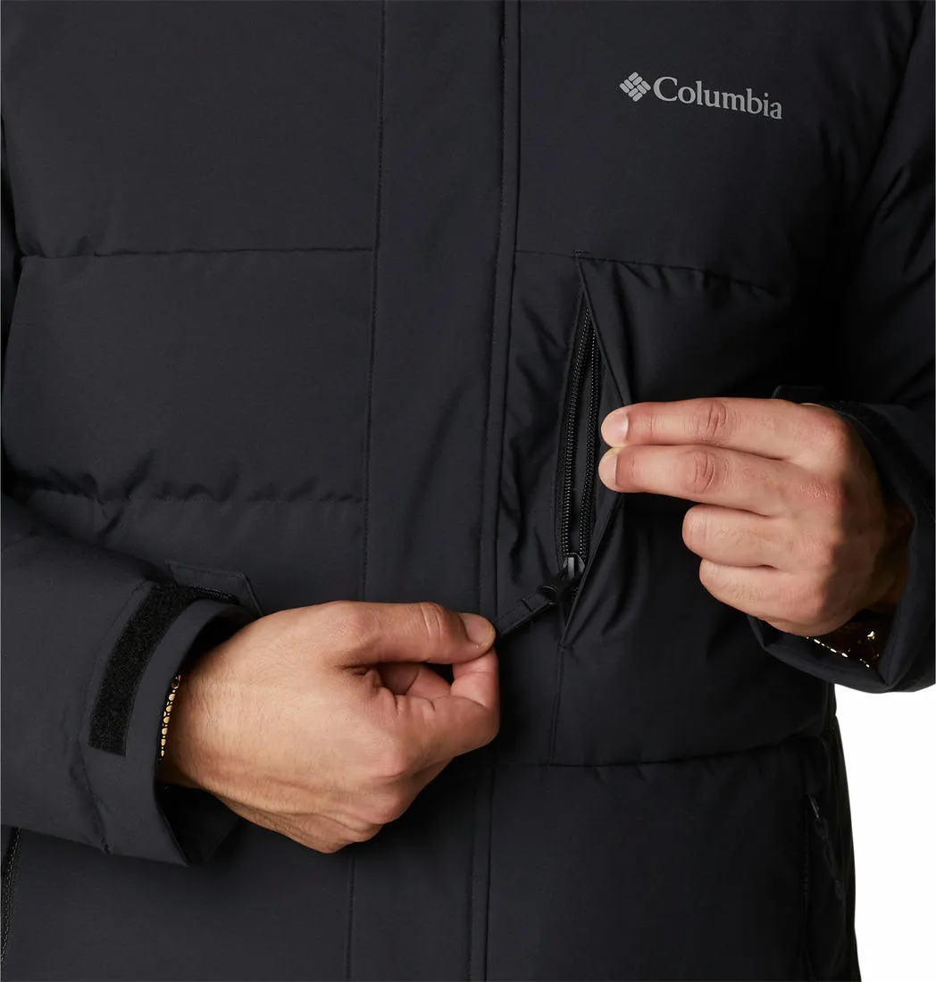Columbia Men Black Toyama Pass Down Parka Jacket