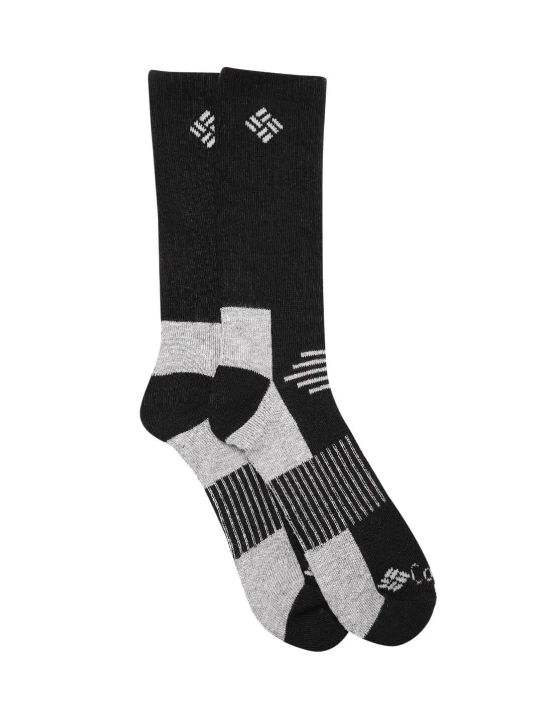 Columbia Men Black Wool Crew (2 Pairs) (Non Returnable)