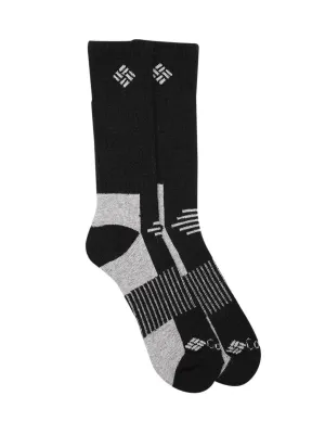 Columbia Men Black Wool Crew (2 Pairs) (Non Returnable)