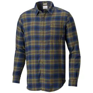 Columbia Men Blue Boulder Ridge Flannel Long Sleeve Shirt