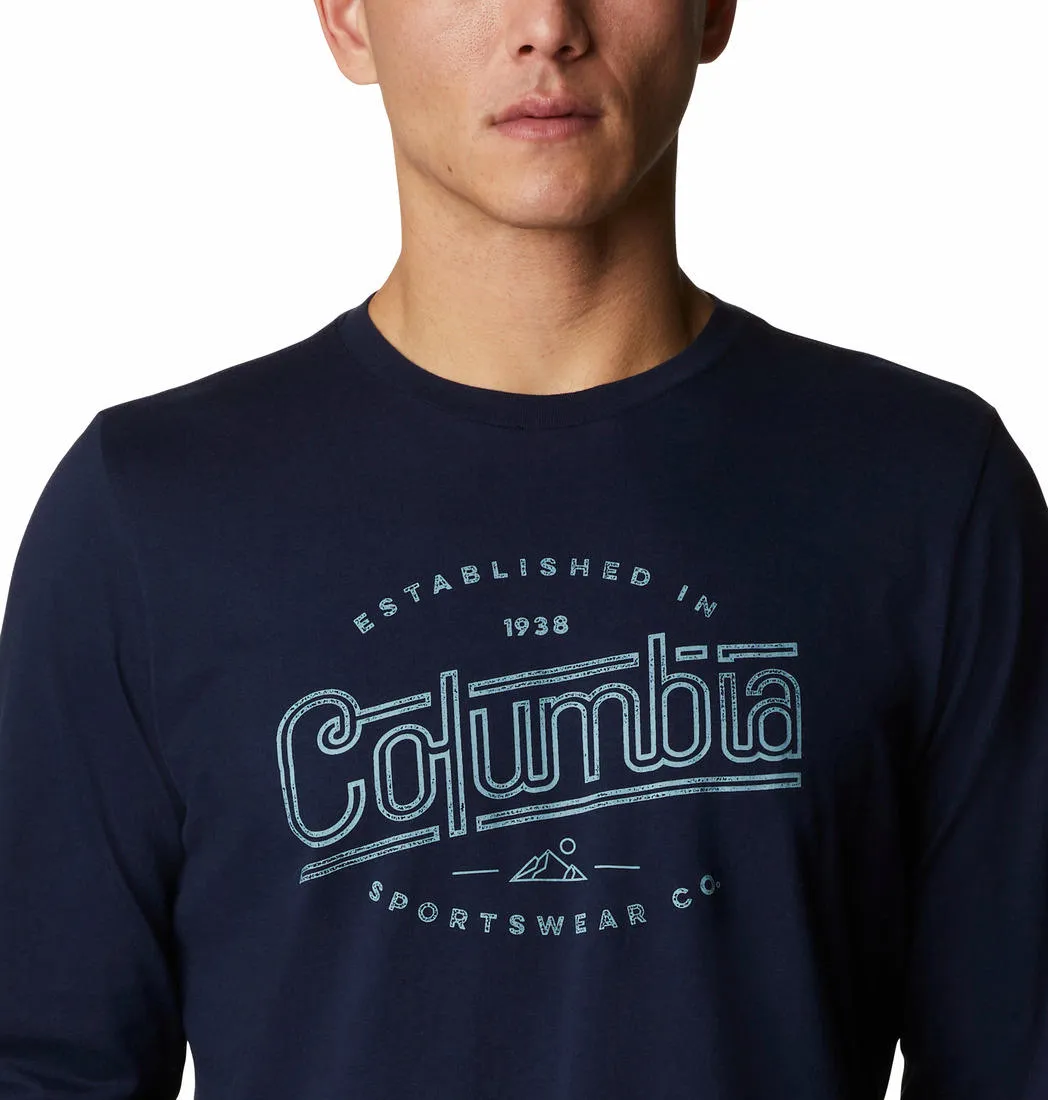 Columbia Men Blue Brighton Woods Graphic Tshirt