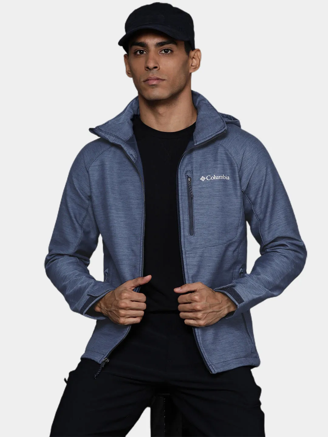 Columbia Men Blue Cascade Ridge II Softshell Jacket