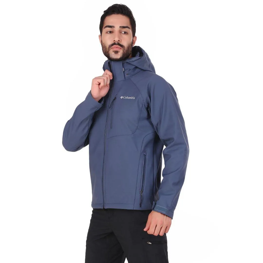 Columbia Men Blue Cascade Ridge II Softshell Jacket