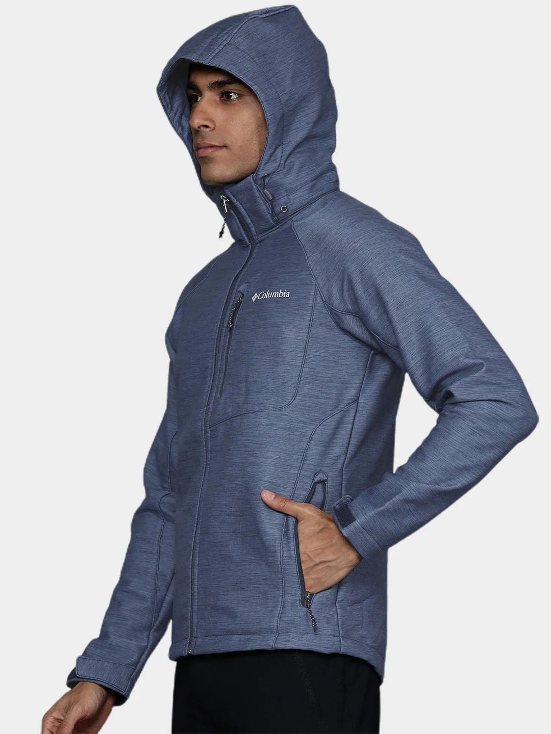 Columbia Men Blue Cascade Ridge II Softshell Jacket