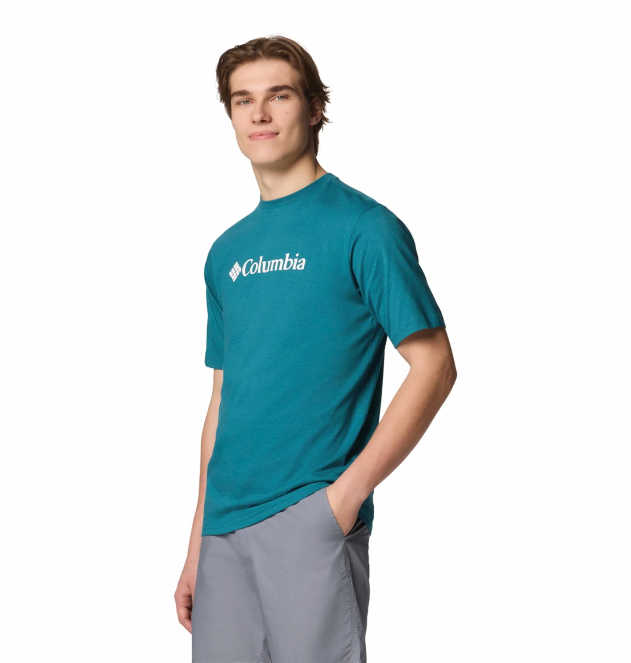 Columbia Men Blue CSC Basic Logo Tshirt
