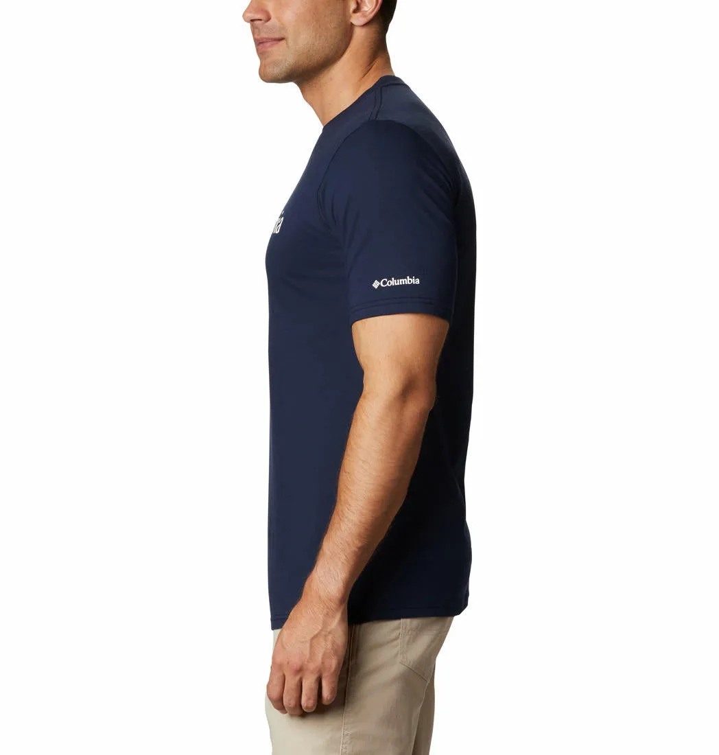 Columbia Men Blue CSC Basic Logo Tshirt