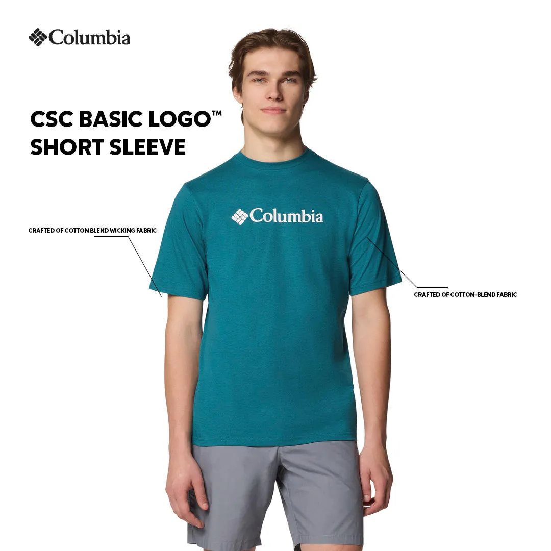 Columbia Men Blue CSC Basic Logo Tshirt