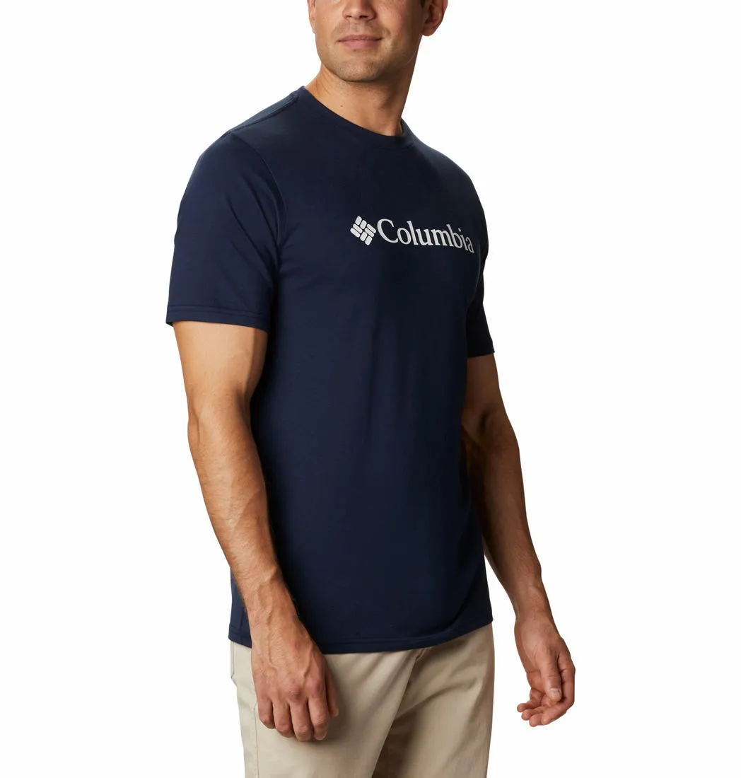 Columbia Men Blue CSC Basic Logo Tshirt