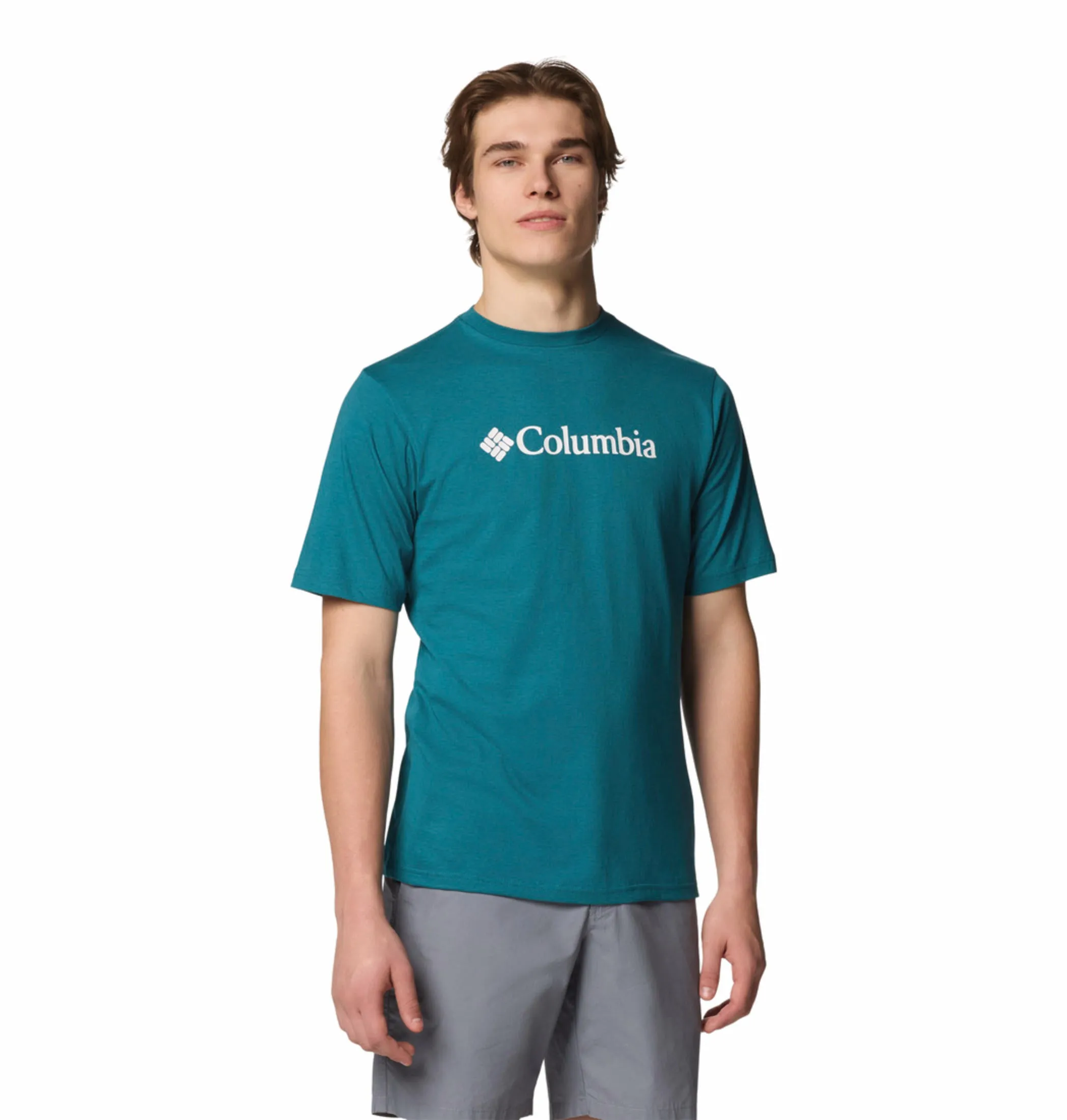 Columbia Men Blue CSC Basic Logo Tshirt