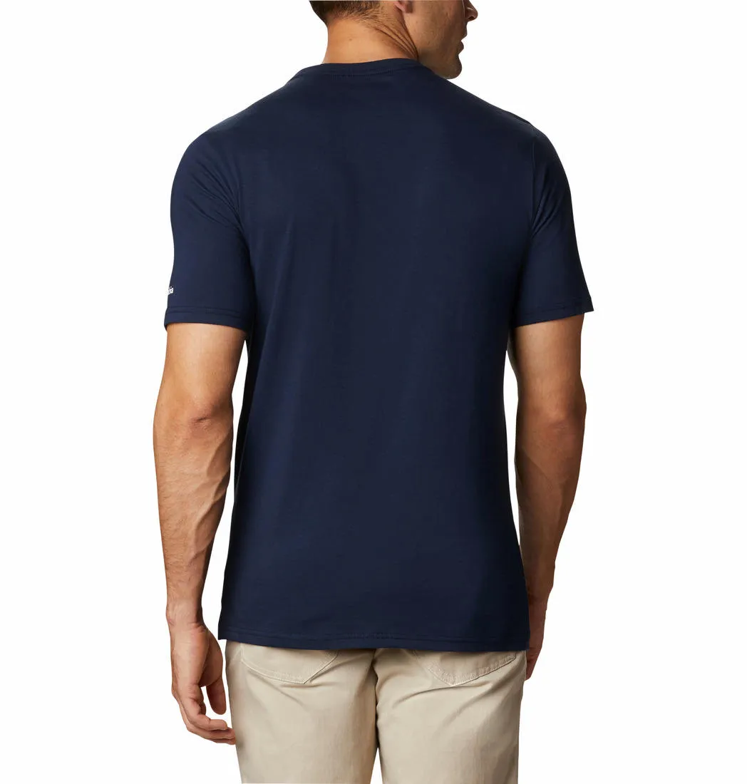 Columbia Men Blue CSC Basic Logo Tshirt