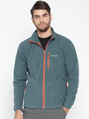 Columbia Men Blue Fast Trek II Fleece Jacket