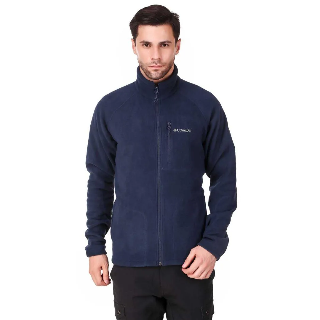 Columbia Men Blue Fast Trek II Fleece Jacket