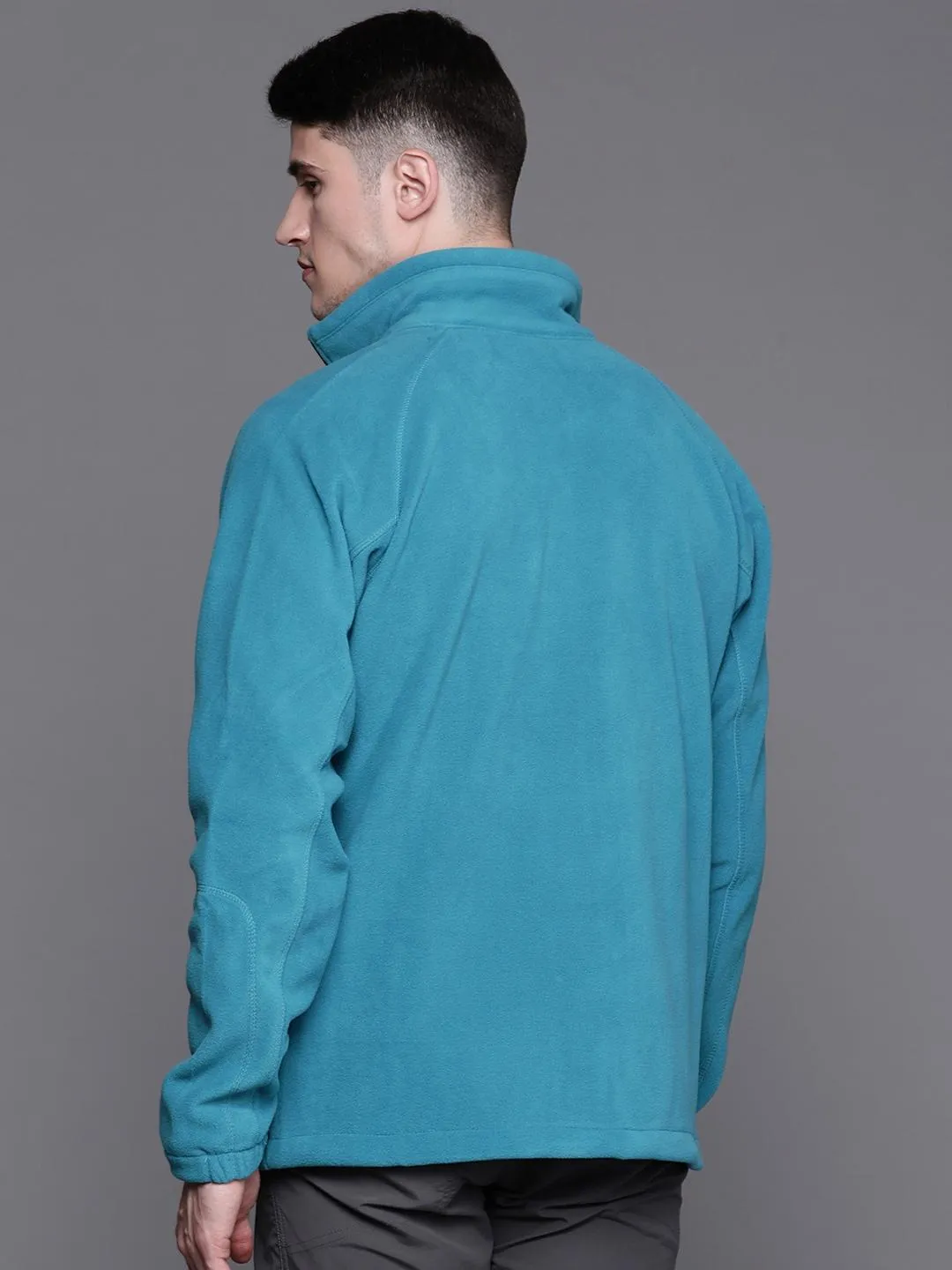 Columbia Men Blue Fast Trek II Fleece Jacket