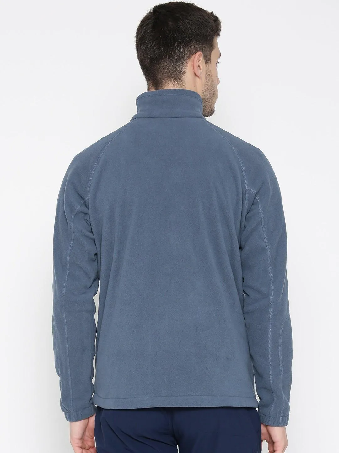 Columbia Men Blue Fast Trek II Fleece Jacket