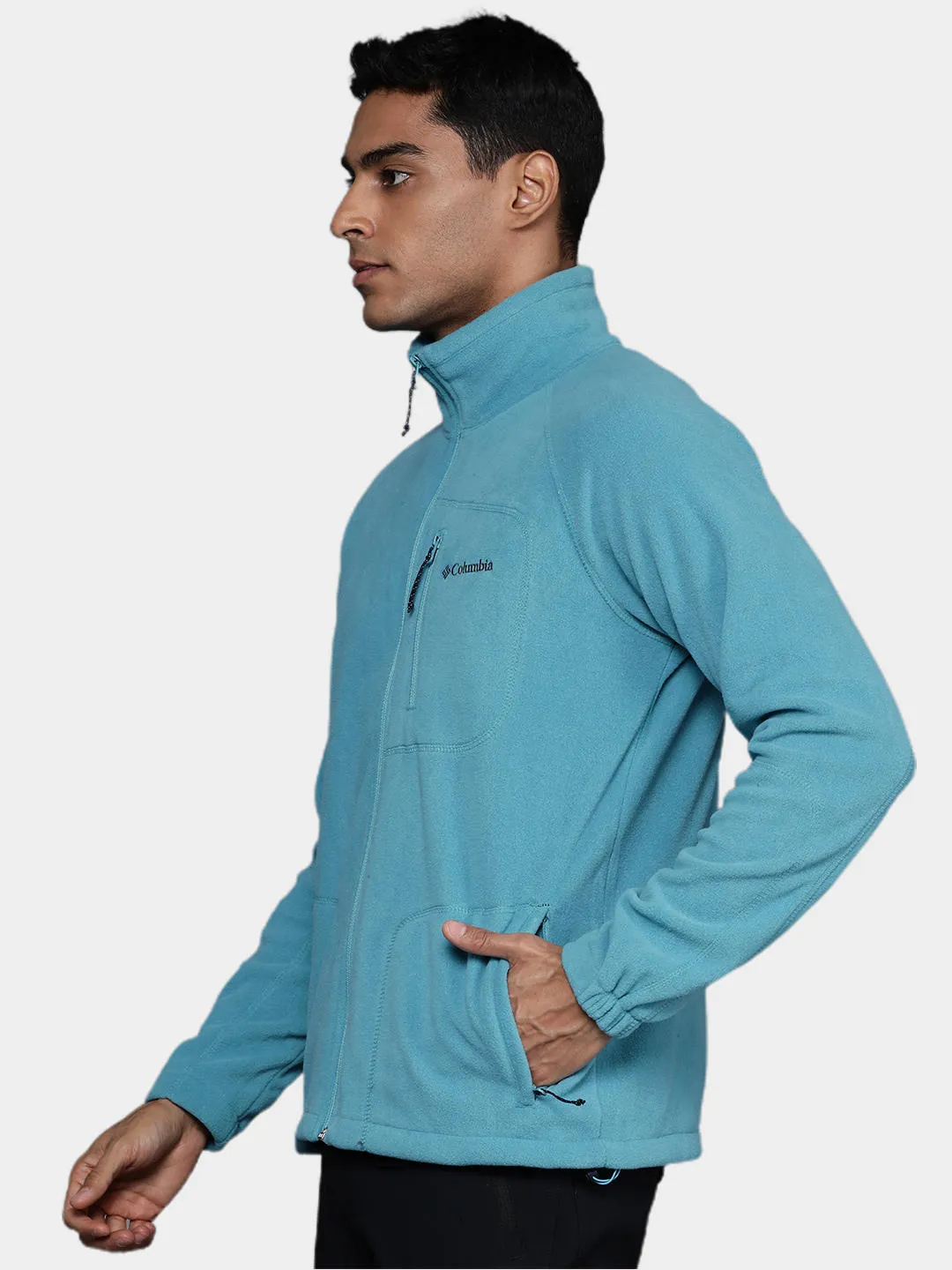 Columbia Men Blue Fast Trek II Fleece Jacket