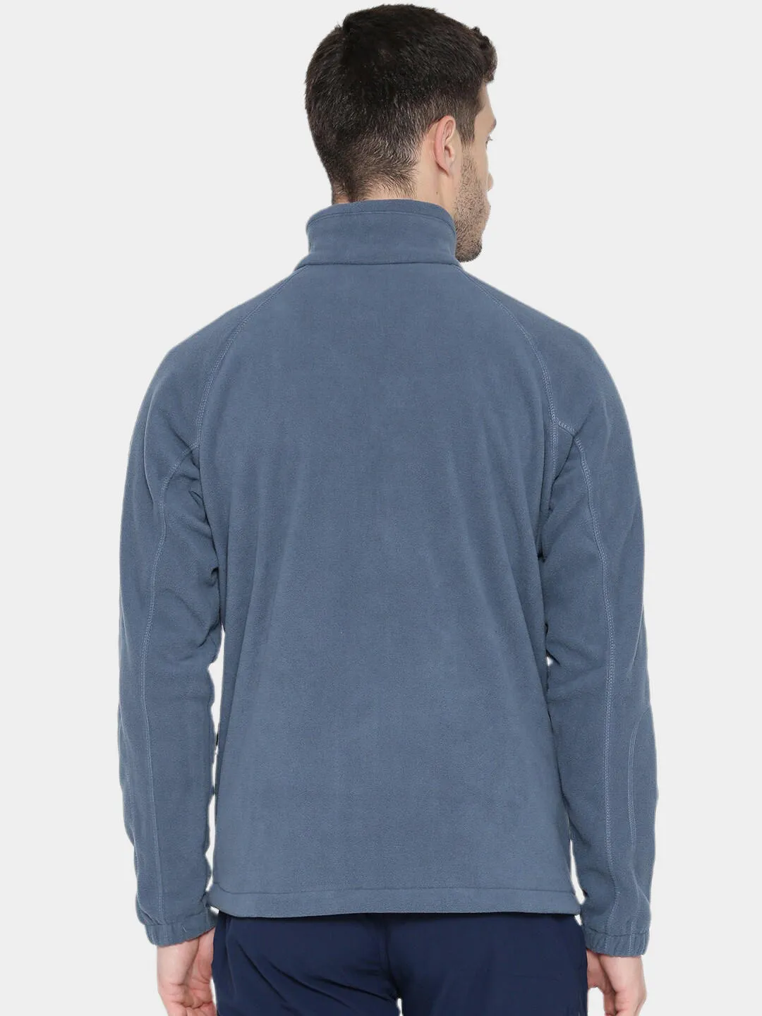 Columbia Men Blue Fast Trek II Fleece Jacket