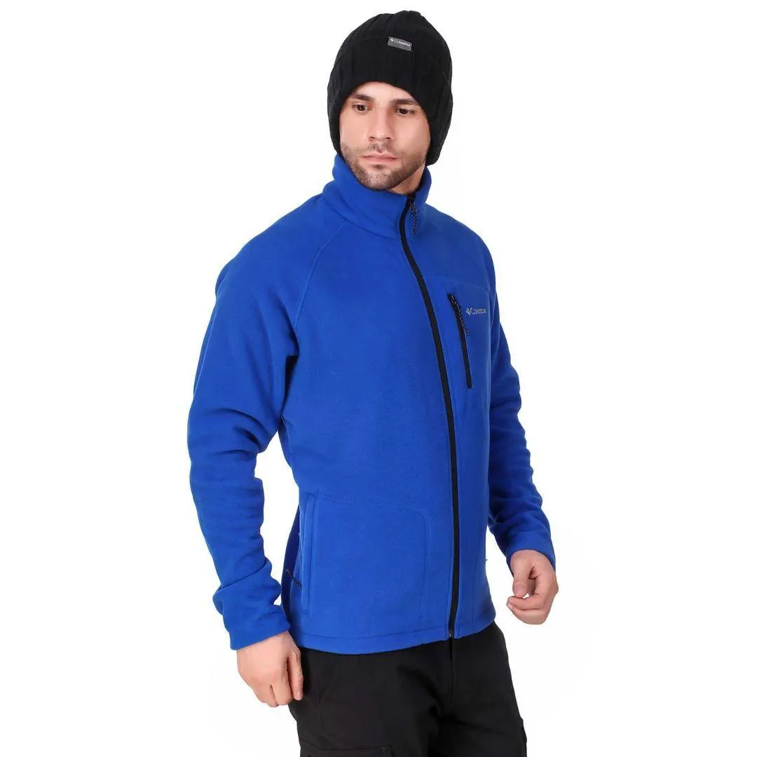 Columbia Men Blue Fast Trek II Fleece Jacket
