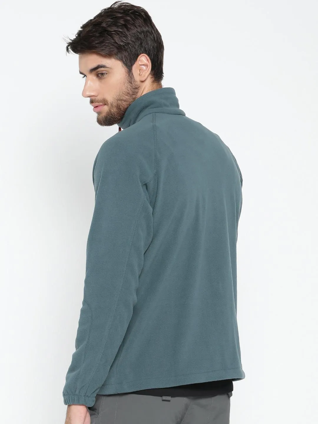 Columbia Men Blue Fast Trek II Fleece Jacket