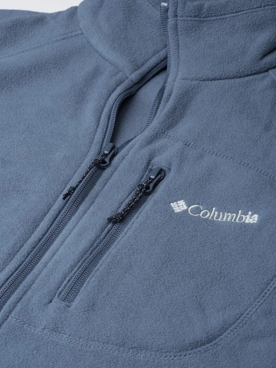 Columbia Men Blue Fast Trek II Fleece Jacket